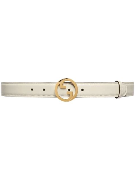 gucci riem dames wit